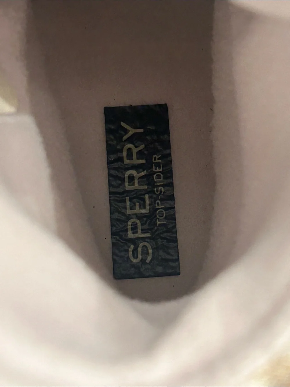 Sperry Saltwater Duck Boots Leopard Metallic Cream Gold Womens Size 6 NWOT